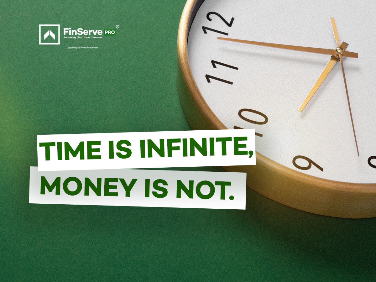 Money Is Infinite, But Time Is Not